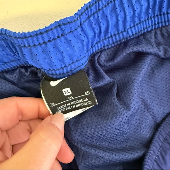 Nike Men's Navy Blue Swim Shorts Bathing suit Size XL - Picture 2 of 5